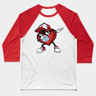 heart dab valentine Baseball T-Shirt